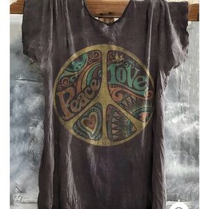 Peace Love Graphic T-Shirt